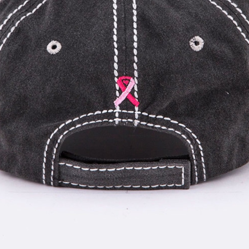 🌸 Yall Embroidered Distressed Cotton Hat - Picture 2 of 2